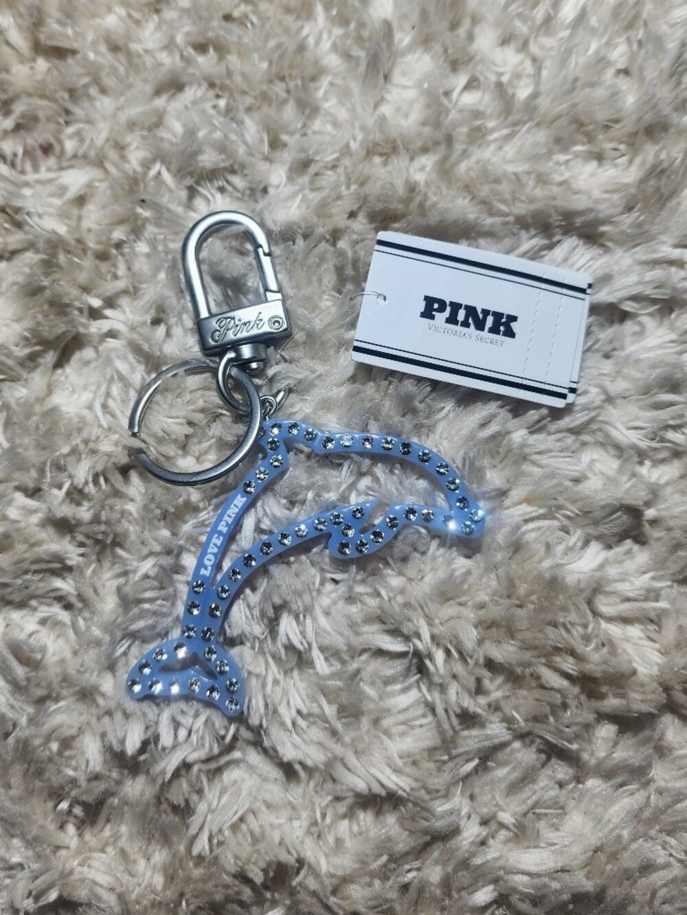 Victoria's secret PINK keychain charm